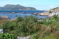 Fjord part of the northern coast of Norway. Royalty Free Stock Photo