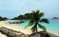 Natural landscape of Pulau Redang Island beach in Malaysia