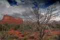 Natural landscape with red rocks near Sedona, Arizona, USA Royalty Free Stock Photo