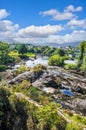 Heavy rugged river bed in Ireland