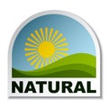 Natural landscape sticker