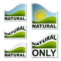 Natural landscape stickers