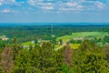 Natural landscape surrounding Suur Munamagi Tower in Estonia Royalty Free Stock Photo