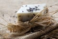 Natural lavender soap Royalty Free Stock Photo