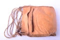 Natural leather shoulder bag hand made in Egypt