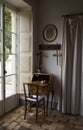 Antique Writing Desk in Tuscan Villa