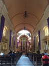 Interior nave of the Tegucigalpa Cathedral
