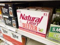 Natural Light Seltzer case at store