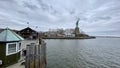 Natural light statue of liberty new York city united states of America Royalty Free Stock Photo