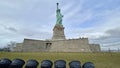 Natural light statue of liberty new York city united states of America Royalty Free Stock Photo