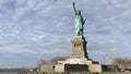 Natural light statue of liberty new York city united states of America Royalty Free Stock Photo
