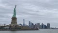 Natural light statue of liberty new York city united states of America Royalty Free Stock Photo