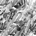 Natural ligth background. Diagonal pattern of silvery twigs with leaves.