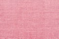 Natural linen fabric, background or texture, toned in Pacific Pink Royalty Free Stock Photo