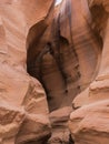 Natural looking of the Upper Antelope Canyon Royalty Free Stock Photo