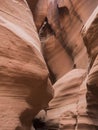 Natural looking of the Upper Antelope Canyon, Route 98 Royalty Free Stock Photo