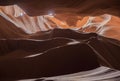 Natural looking of the Upper Antelope Canyon, Route 98 Royalty Free Stock Photo