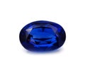 Natural loose Blue Sapphire gemstone Royalty Free Stock Photo