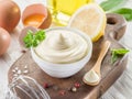 Natural mayonnaise ingredients.