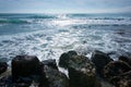 Natural Mediterranean winter seascape