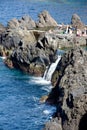 Natural ocean pools at the atlantic coast of Porto Moniz, Madeira