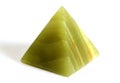 Natural onyx pyramid Royalty Free Stock Photo