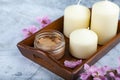 Natural organic cosmetics. Spa products for health and beauty Royalty Free Stock Photo