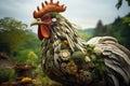 Natural Organic eco chicken. Generate Ai Royalty Free Stock Photo