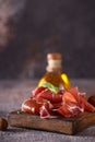 natural organic jamon prosciutto