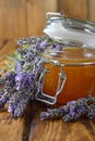 Natural organic lavender honey