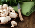 natural organic mushrooms champignons