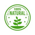 Organic natural product badge