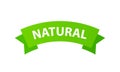 Natural organic vegan emblem. Fresh nutrition tag, logo. Labels ecology food.