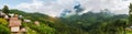 Natural Panorama of Doi Luang Mountain in Chiang Dao Province It is the highest mountain in Thailand, Royalty Free Stock Photo