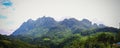 Natural Panorama of Doi Luang Mountain in Chiang Dao Province It is the highest mountain in Thailand. Doi Luang Chiang Dao Royalty Free Stock Photo