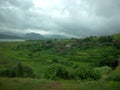 The panorama of a remote village