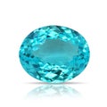 Natural Paraiba Tourmaline Gemstone Royalty Free Stock Photo