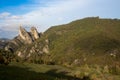 Natural park rock rocks malatina emilia romagna italy Royalty Free Stock Photo