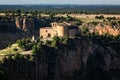 Natural Park Sickles of the Duraton River. Hermitage of San Frutos. Segovia, Spain Royalty Free Stock Photo