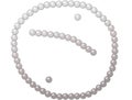 Natural pearl necklace Royalty Free Stock Photo