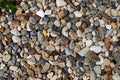 Natural pebble stone background Royalty Free Stock Photo