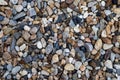Natural pebble stone background Royalty Free Stock Photo