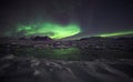Natural phenomenon of Northern Lights Royalty Free Stock Photo