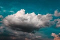 Natural photography of sky and clouds Royalty Free Stock Photo