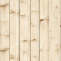 Natural pine wood planks with knotty texture vertical alignment Royalty Free Stock Photo