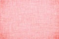 Natural pink colored linen texture or vintage canvas background