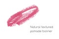 Natural pomade art design elements of lipstick