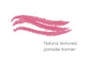 Natural pomade art design elements of lipstick