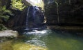 Natural pool in the Namaza Canyon, Isalo National Park, Madagascar Royalty Free Stock Photo