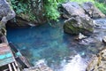 Natural Pool near Tham Chang Cave in Vang Vieng Laos Royalty Free Stock Photo